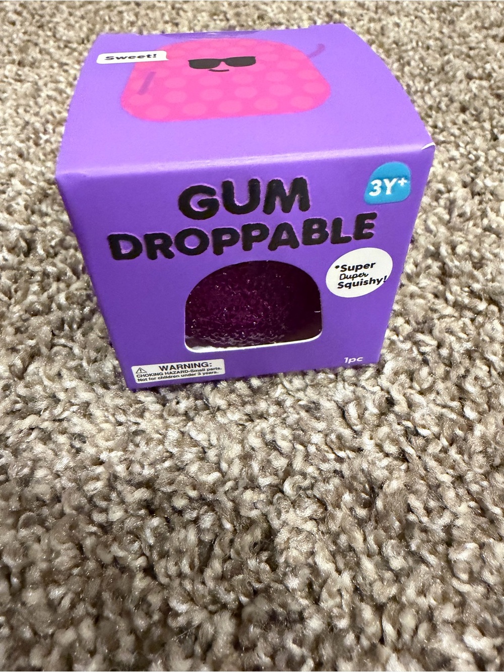 j’adore textured gumdrop sensory squeeze toy